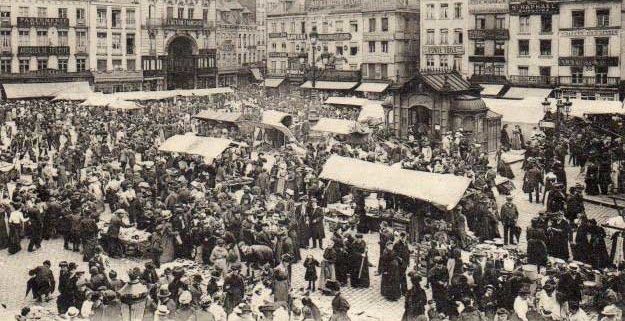 The Braderie de Lille a few decades ago