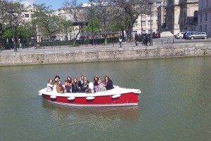 Hen party on a boat