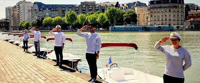 Boating in Paris with Marin D'Eau Douce for your incentive days