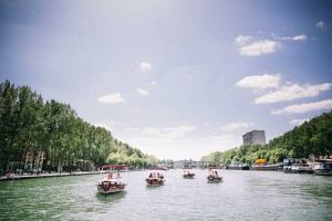 Navigation on the Bassin de la Villette