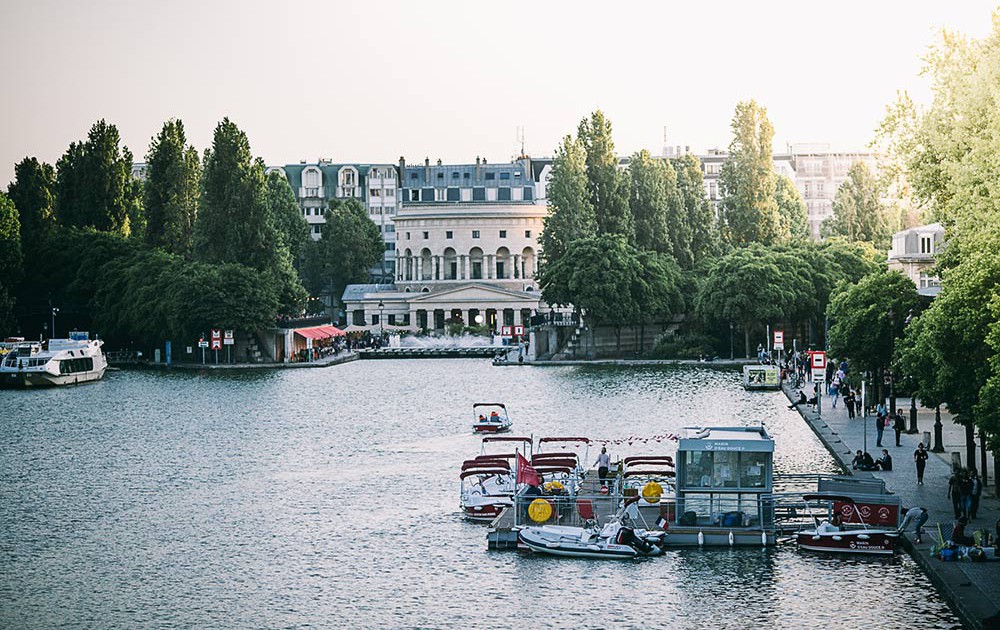 Our nautical base on the Bassin de la Villetteillette