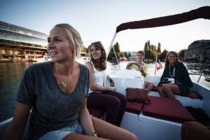 celebrate a birthday on a boat