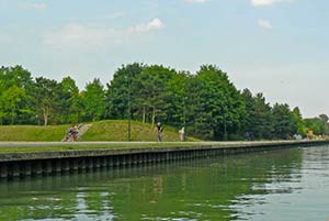 A view of the Bergère park